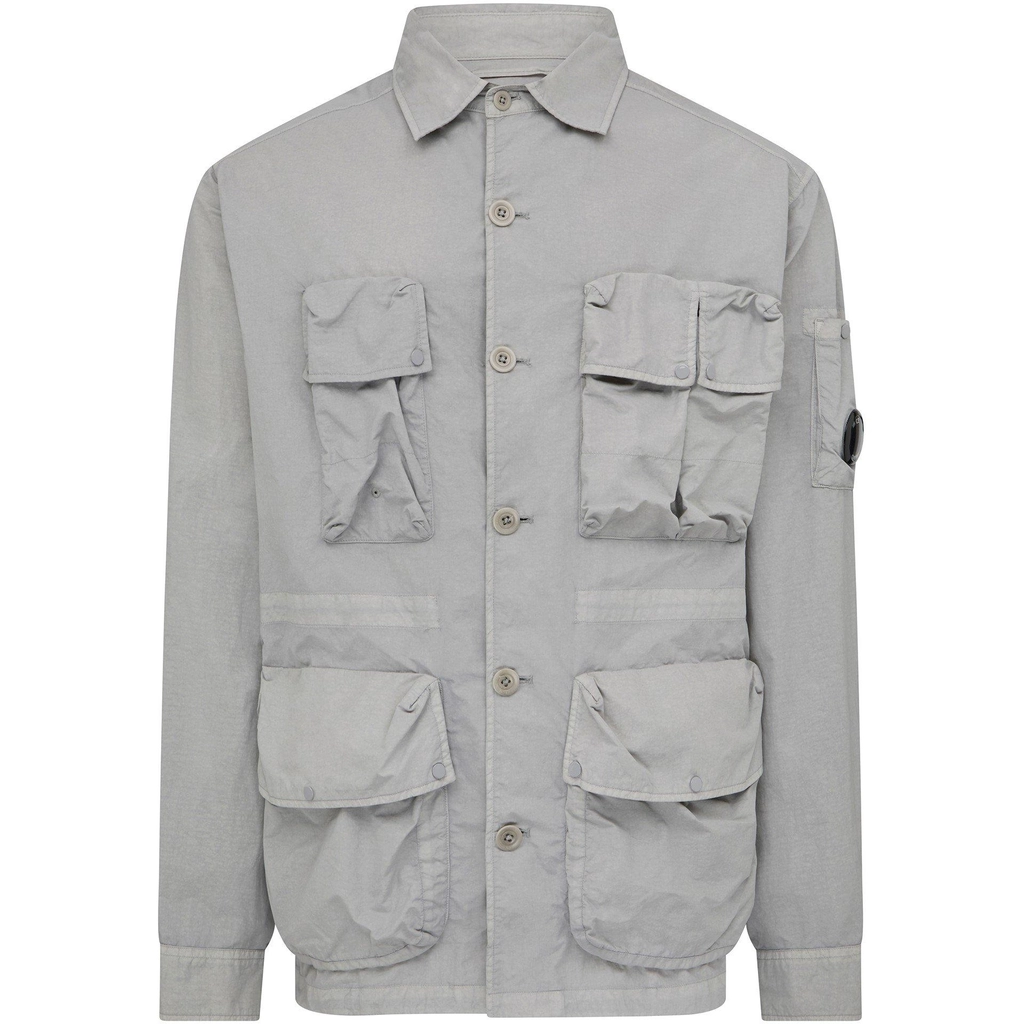 CP Company Lens Detail Overshirt - Drizzle 913